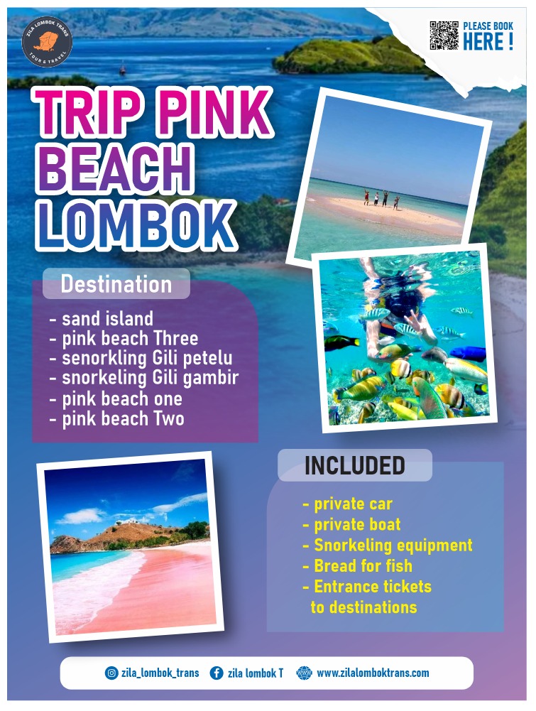Snorkeling pink beach